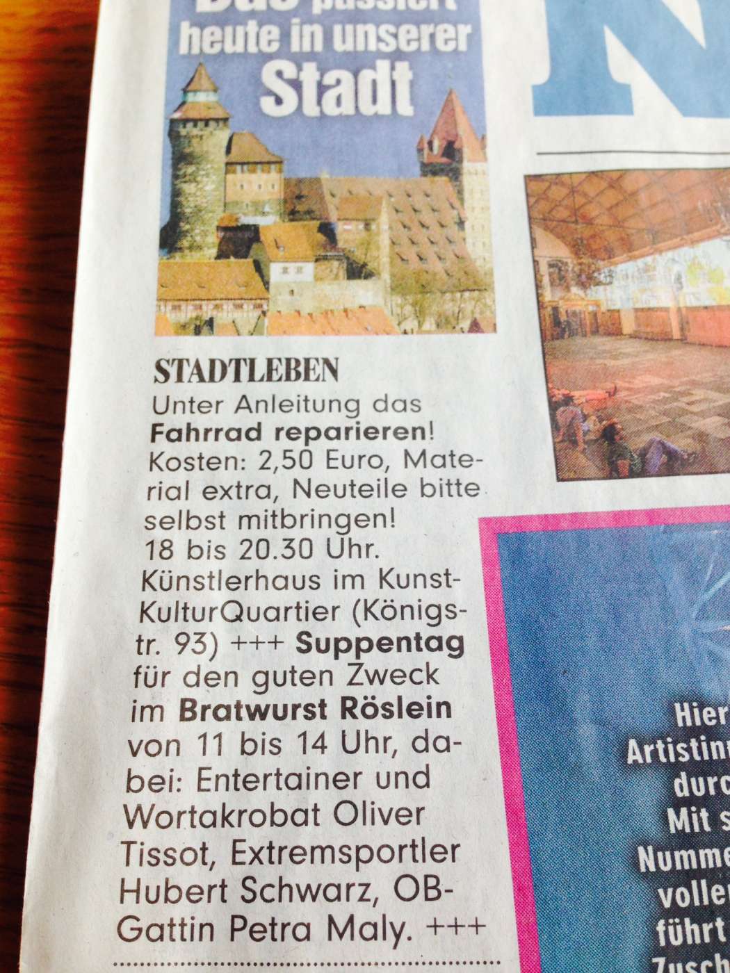 Presse Bratwurst Roeslein BILD Zeitung Mai 2014 02