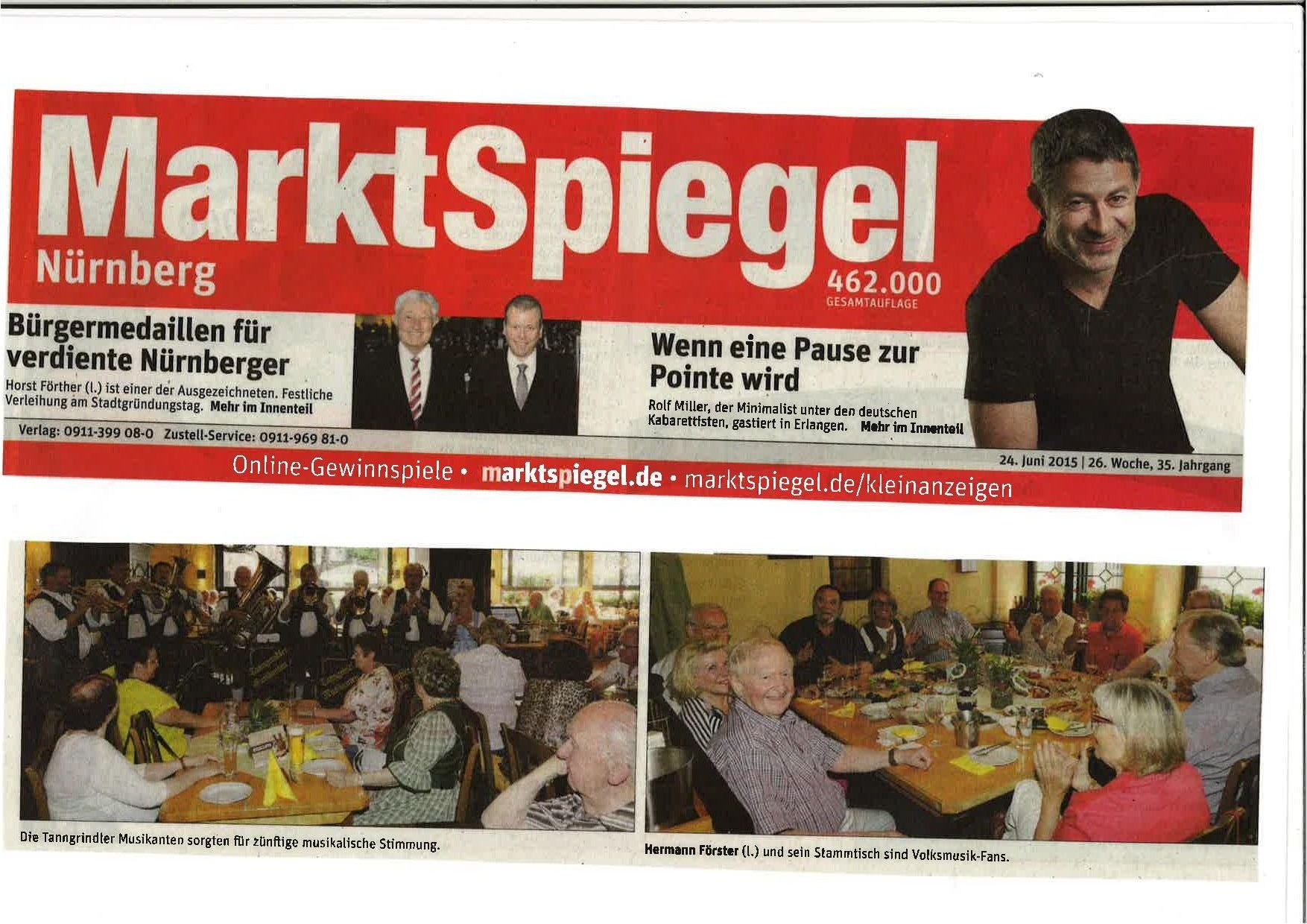 Presse Bratwurst Roeslein Marktspiegel 24 06 2015